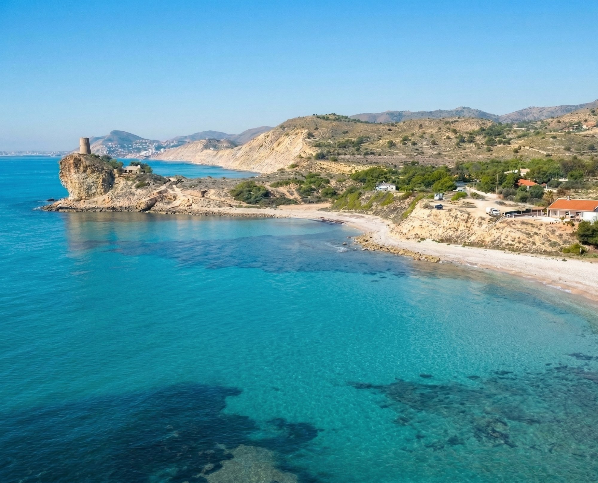 El Charco — huertos a 100m del Mediterráneo
